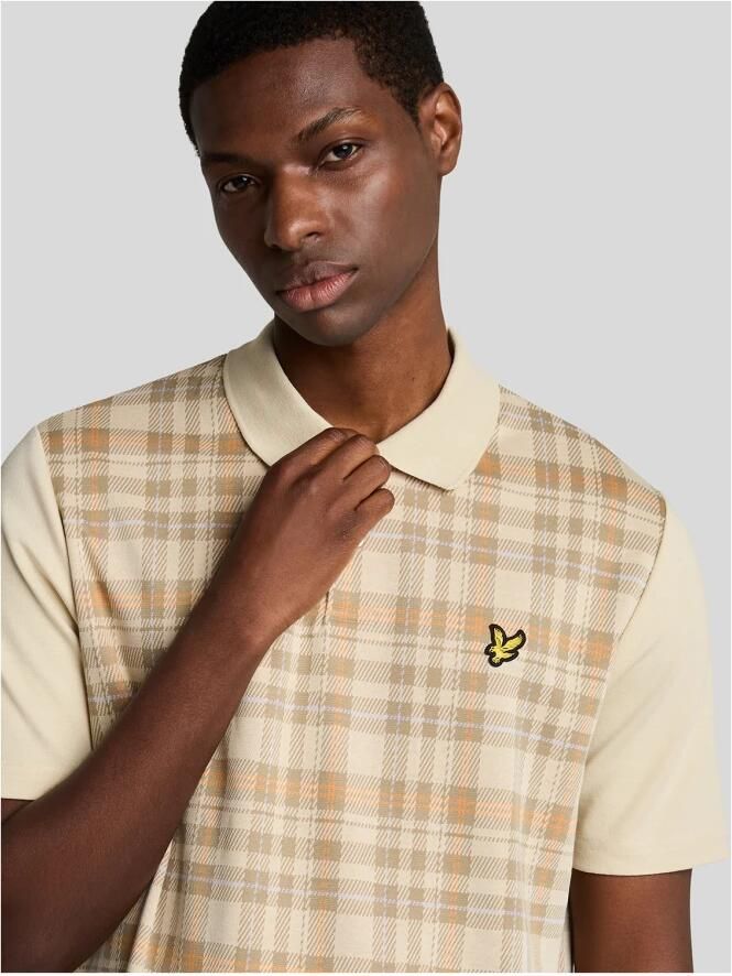 Lyle & Scott Polo Shirt Korte Mouw Lyle & Scott Relaxed Spring Tartan Poloshirt