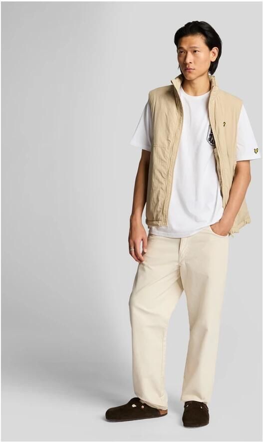 Lyle & Scott SS T-shirts Geborduurd Badge Grafisch T-shirt White Heren - Foto 2