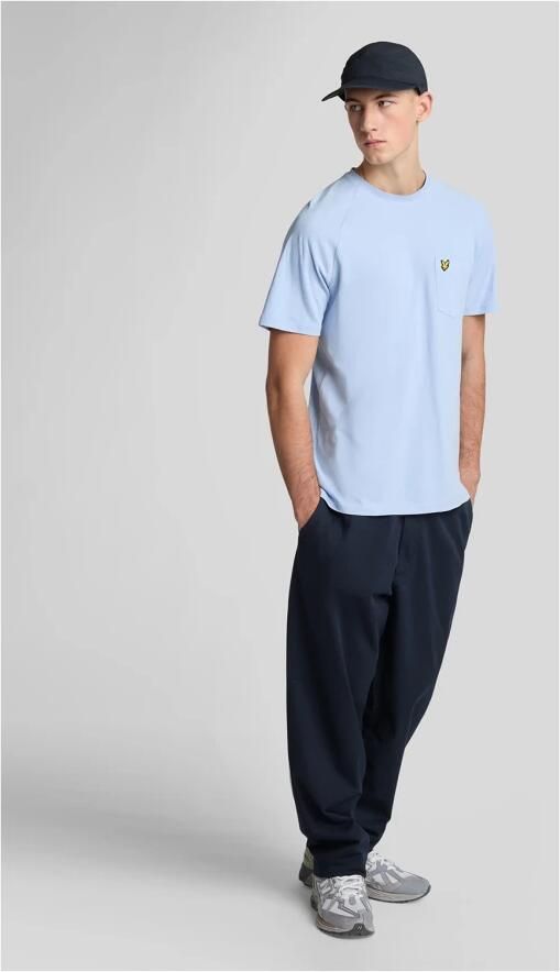 Lyle & Scott T-shirt Korte Mouw Lyle & Scott Raglan T-shirt van linnenmix - Foto 2