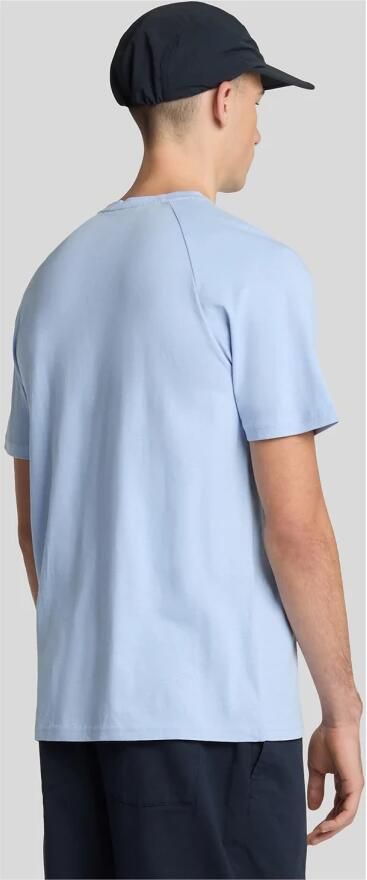 Lyle & Scott T-shirt Korte Mouw Lyle & Scott Raglan T-shirt van linnenmix - Foto 4