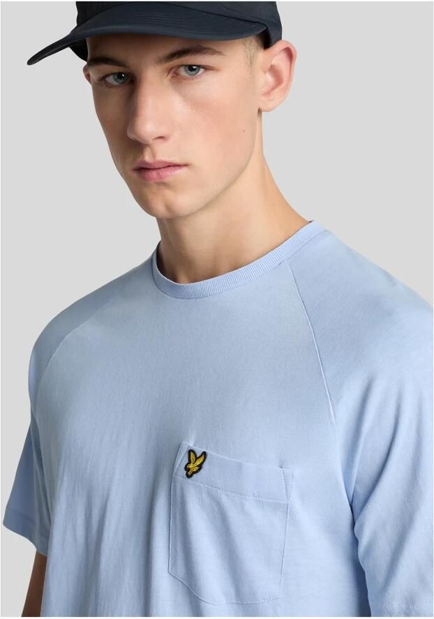 Lyle & Scott T-shirt Korte Mouw Lyle & Scott Raglan T-shirt van linnenmix