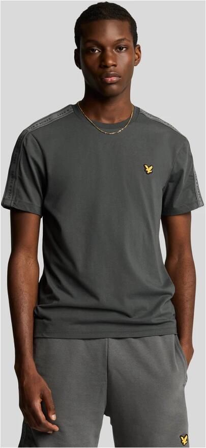 Lyle & Scott SS T-Shirts Tape T-Shirt Gray Heren - Foto 4