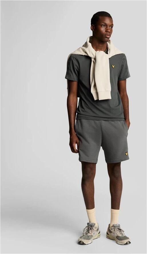 Lyle & Scott SS T-Shirts Tape T-Shirt Gray Heren - Foto 2