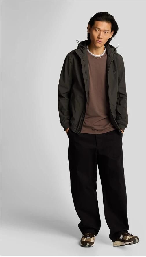 Lyle & Scott T-shirt Lyle & Scott TS2227TON TIPPED SUPERFINE-X546 PLUM TRUFFLE - Foto 2