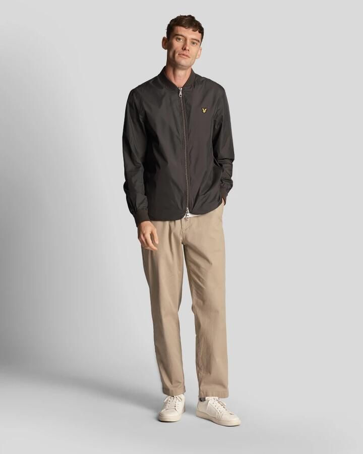 Lyle & Scott Stijlvolle Bomberjack voor Mannen Gray Heren