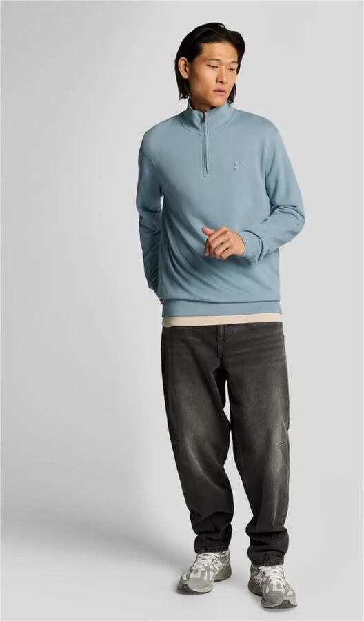 Lyle & Scott Sweater Lyle & Scott Superfijne kwartrits sweatshirt - Foto 3