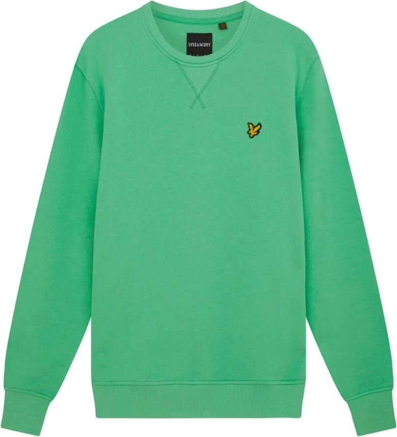 Lyle & Scott Sweatshirt van het bemanning Groen Heren - Foto 5