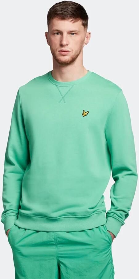 Lyle & Scott Sweatshirt van het bemanning Groen Heren - Foto 3