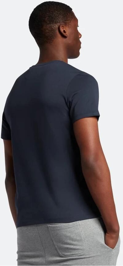 Lyle & Scott Lyle and Scott T-shirt Pocket Donkerblauw Blauw Heren - Foto 4