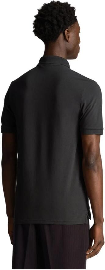 Lyle & Scott Tonal Eagle Polo Shirt Grijs Katoen Gray Heren - Foto 3
