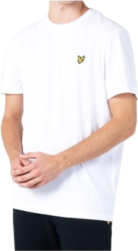 Lyle & Scott Luxe T-Shirt Organisch Katoen Regular Fit White Heren - Foto 19