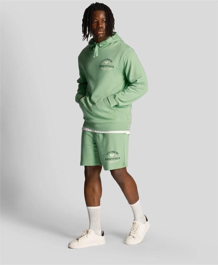 Lyle & Scott Korte Broek Lyle & Scott Short Racquet Club Graphic Sweat - Foto 2
