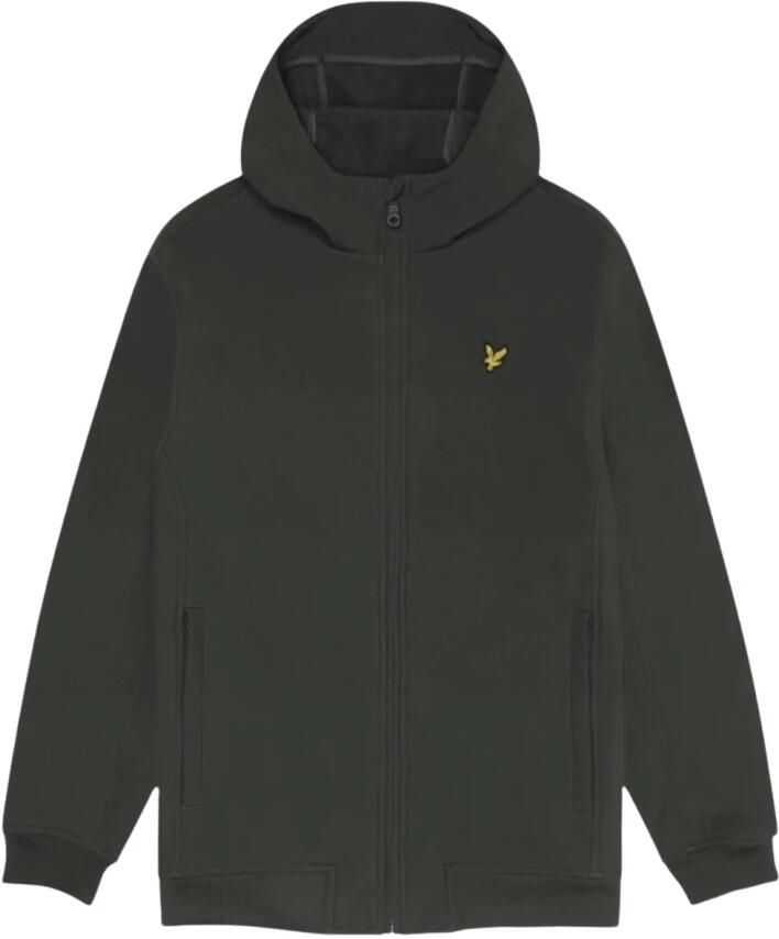 LYLE & SCOTT Heren Jassen Fleece Back Softshell Jacket Donkergrijs - Foto 3