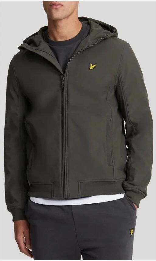 LYLE & SCOTT Heren Jassen Fleece Back Softshell Jacket Donkergrijs