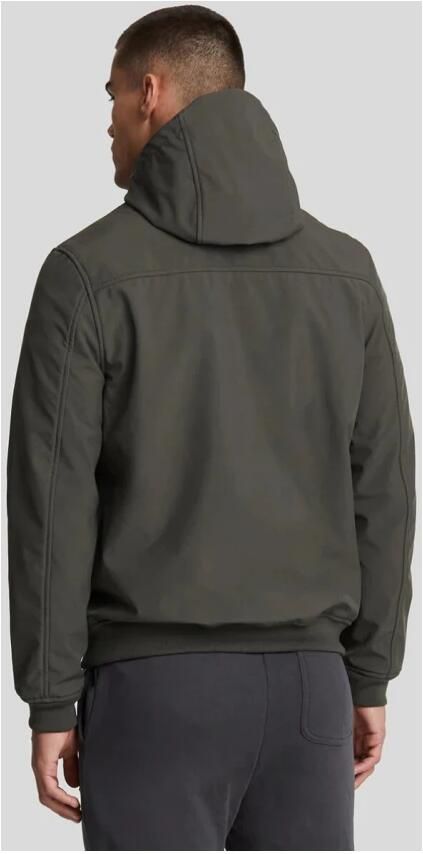 LYLE & SCOTT Heren Jassen Fleece Back Softshell Jacket Donkergrijs - Foto 2