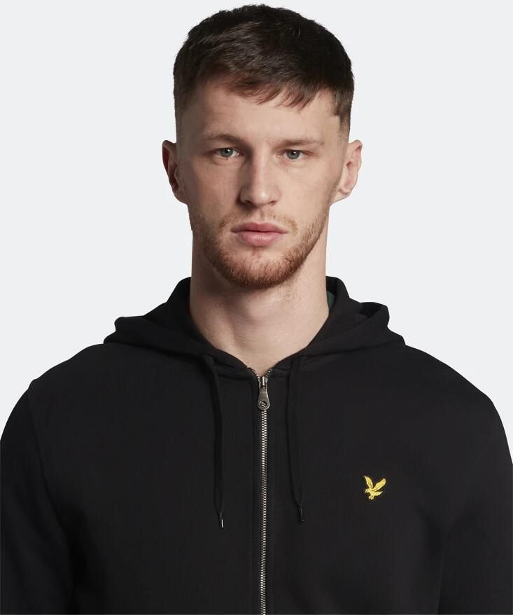 Lyle & Scott Heren Truien & Vesten Zip Through Hoodie Black Heren - Foto 3