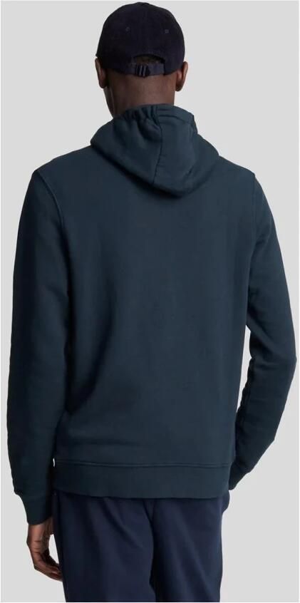 Lyle & Scott Capuchon sweaters Lyle & Scott Lyle Scott Cardigan Zip Hood Dark Navy - Foto 4