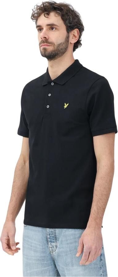 Lyle & Scott Polo Shirt Korte Mouw Lyle & Scott Effen poloshirt van biologisch katoen - Foto 7