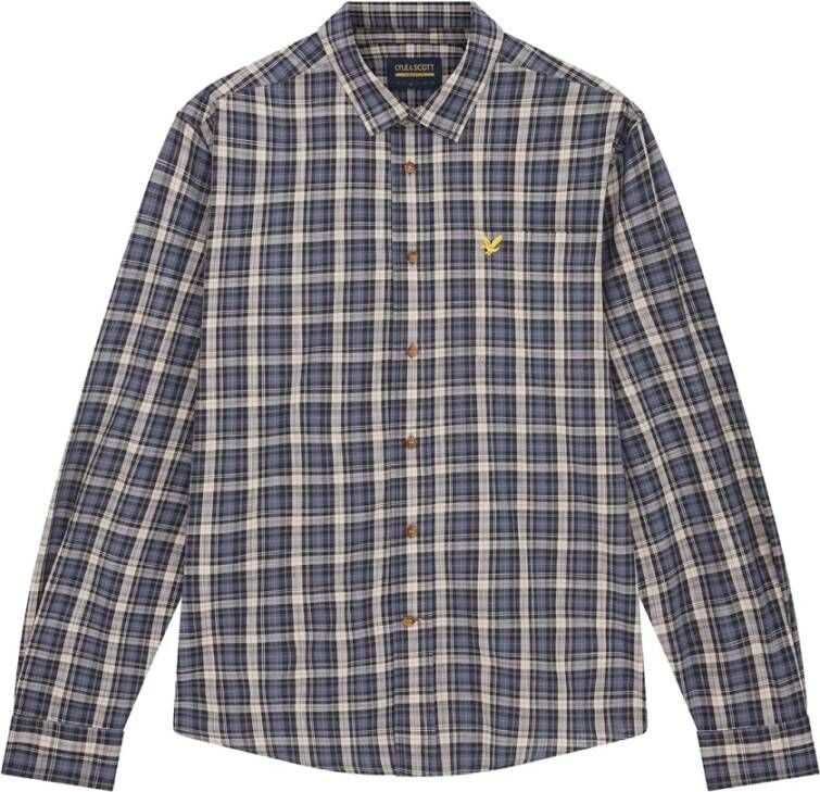 Lyle & Scott Overhemd Blauw Heren