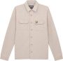 Lyle & Scott Heren Fleece Overshirt Beige Heren - Thumbnail 1