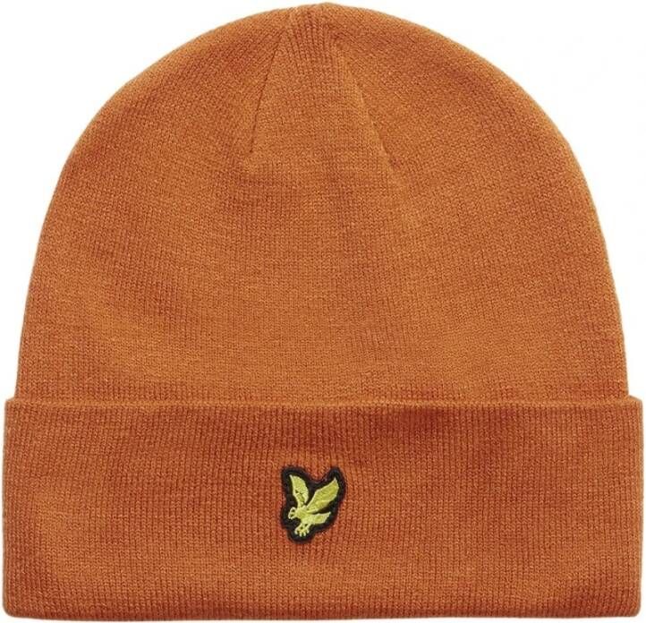 Lyle & Scott Pet Beanie Oranje Heren
