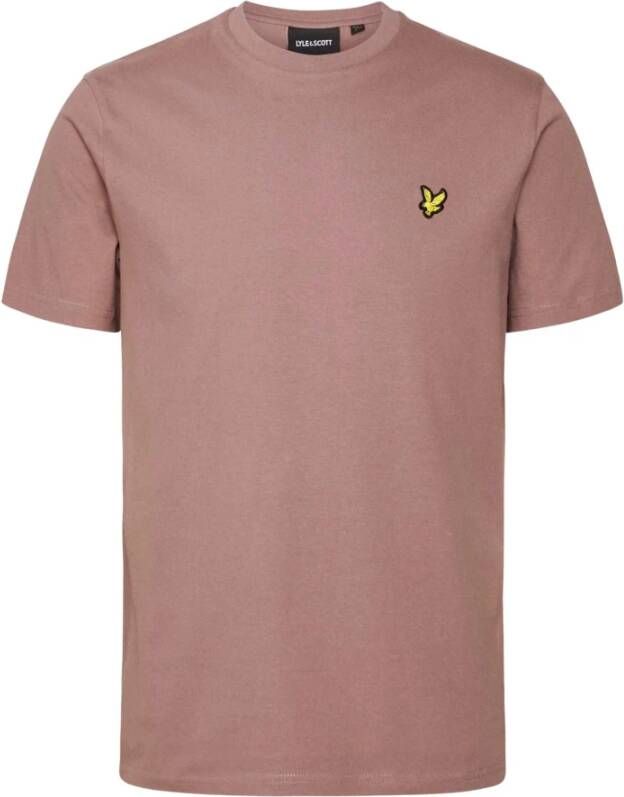 Lyle & Scott Plain T-shirt lichtroze Ts400Vog Roze Heren