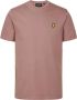 Lyle & Scott Plain T-shirt lichtroze Ts400Vog Roze Heren - Thumbnail 3