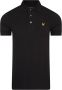 Lyle & Scott Polo- L&S Plain Shirt S S Zwart Heren - Thumbnail 1