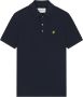 Lyle & Scott Polo- LS Plain S S Shirt Blauw Heren - Thumbnail 1