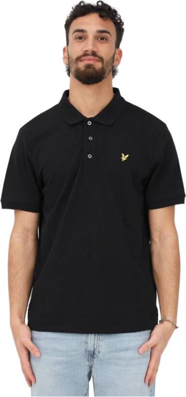Lyle & Scott Polo Shirt Korte Mouw Lyle & Scott Effen poloshirt van biologisch katoen - Foto 8