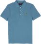 LYLE & SCOTT Heren Polo's & T-shirts Plain Polo Shirt Blauw - Thumbnail 3