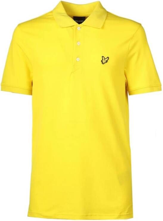 Lyle & Scott Polo Shirts Yellow Heren