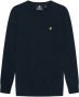 LYLE & SCOTT Heren Truien & Vesten Crew Neck Lambswool Blend Jump Donkerblauw - Thumbnail 6