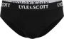 Lyle & Scott 3-Pack Owen Stretch Katoenen Slipjes Black Heren - Thumbnail 1