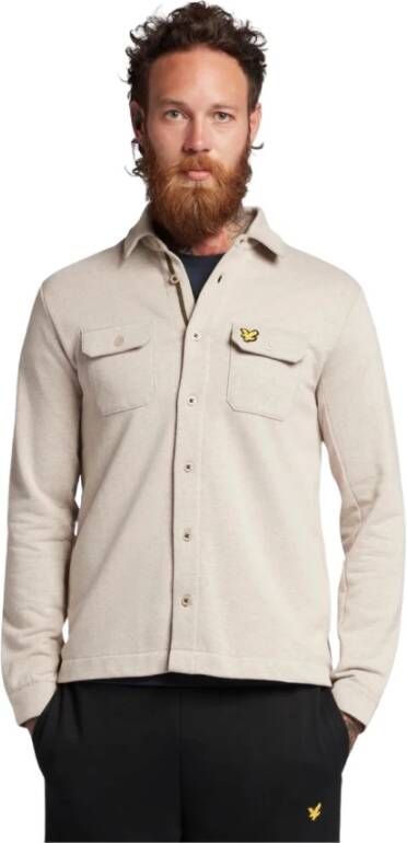 Lyle & Scott Shirt Beige Heren