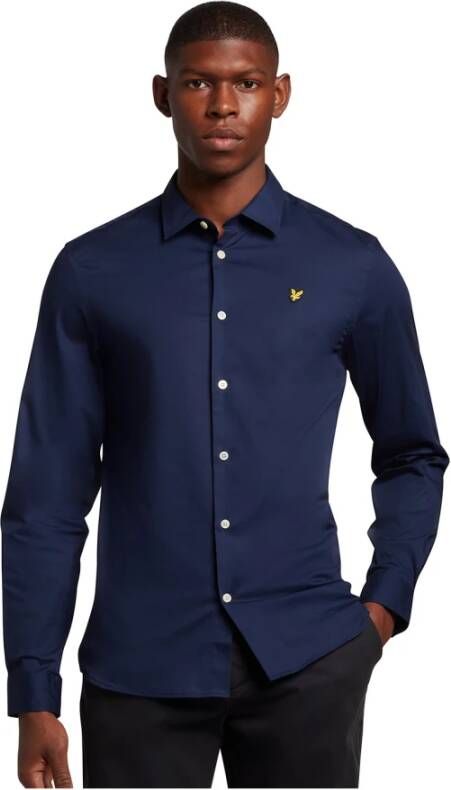 Lyle & Scott Overhemd Lange Mouw Lyle & Scott Chemise slim poplin