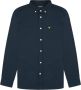 Lyle & Scott Donkerblauwe Casual Overhemd Regular Fit Light Weight Oxford Shirt - Thumbnail 3