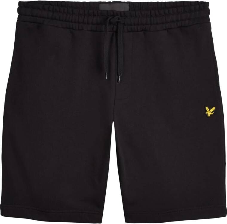 Lyle & Scott regular fit short met borduursels jet black - Foto 2
