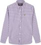 Lyle & Scott Slim Fit Gingham -Overhemd Blauw Heren - Thumbnail 1