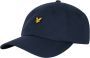 Lyle & Scott Donkerblauwe Baseballpet Blue Unisex - Thumbnail 2