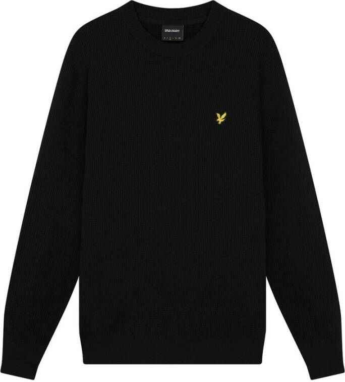 Lyle & Scott Stijlvolle Pullover Black Heren
