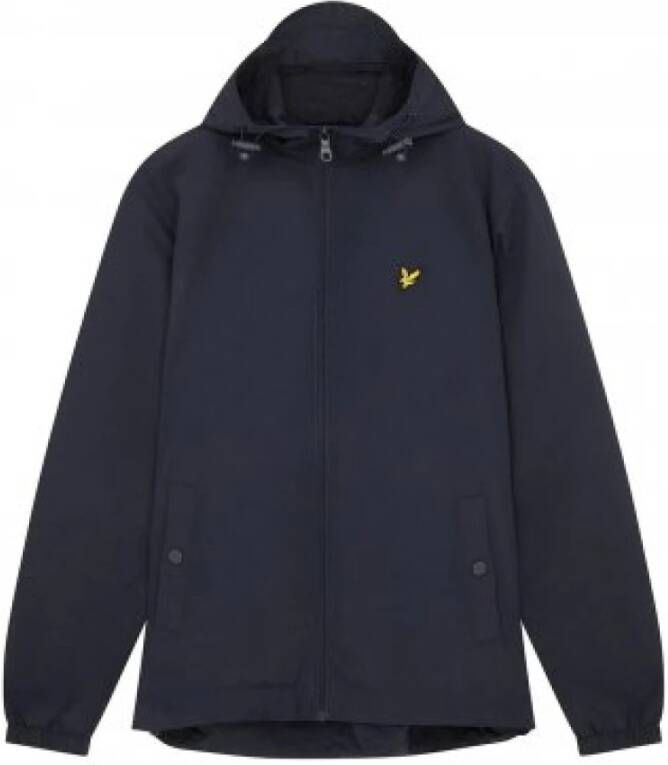 Lyle & Scott Veelzijdige Hoodie Jas van Lichtgewicht Nylonmix Blue Heren - Foto 3