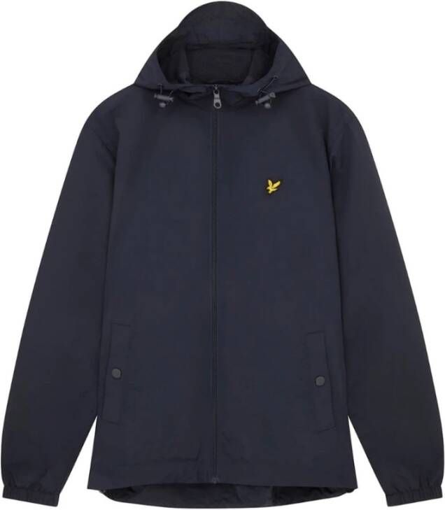 Lyle & Scott Sweater met rits Blauw Heren
