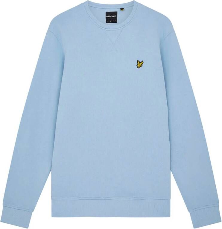 LYLE & SCOTT Heren Truien & Vesten Crew Neck Sweatshirt Lichtblauw