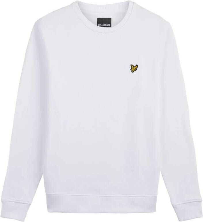 Lyle & Scott Klassieke Katoenen Hoodie met Kangoeroezak White Heren - Foto 8