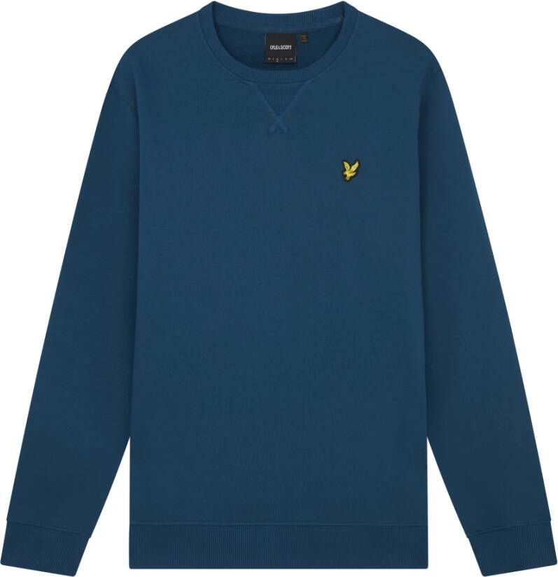 LYLE & SCOTT Heren Truien & Vesten Crew Neck Sweatshirt Blauw