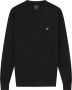 Lyle & Scott Klassieke Katoenen Trui in Verschillende Kleuren Black Heren - Thumbnail 4