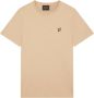 Lyle & Scott Korte Mouw T-shirt Brown Heren - Thumbnail 1