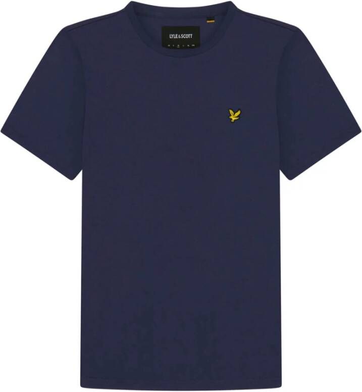 Lyle & Scott T-Shirt- L&S Plain S S Blauw Heren