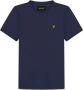 Lyle & Scott T-Shirt- L&S Plain S S Blauw Heren - Thumbnail 1